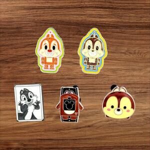 5 Chip and Dale Disney Parks Trading Pins, Plus 2 Bonus Pins